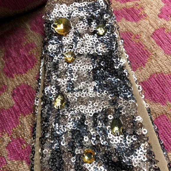 GORGIOUS KAY UNGER CHANDILIER SEQUENCE DRESS - Picture 4 of 8